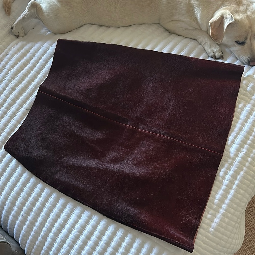 Pony-fur  skirt